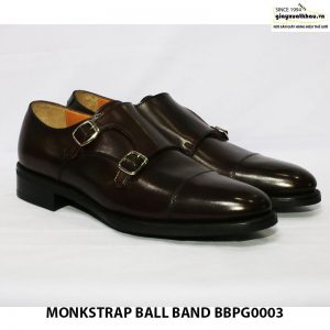 Giày da nam quai sandal monkstrap ball band giá rẻ bbpg0003 006