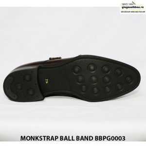 Giày da nam quai sandal monkstrap ball band giá rẻ bbpg0003 003