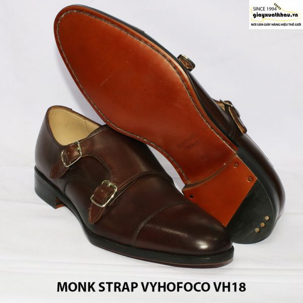 Giày da nam quai hậu sandal monkstrap vyhofoco vh18 006