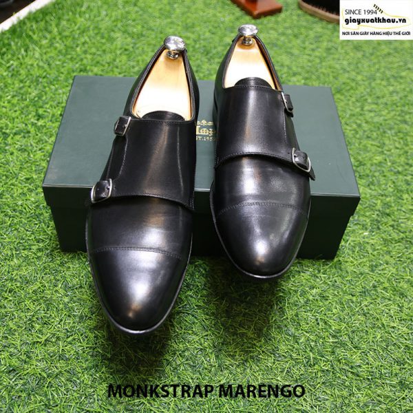 Giày tây da nam Monk Strap Marengo size 41 cao cấp thủ công 012