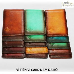 Bán bóp ví đựng card danh thiếp da bò nam CNES VN116 chính hãng 005