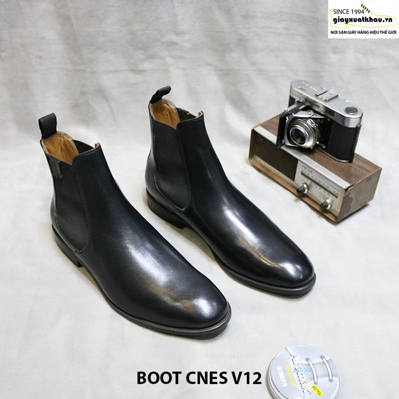 Giày da dr martens boot nam cổ cao 1460 thái lan màu đen