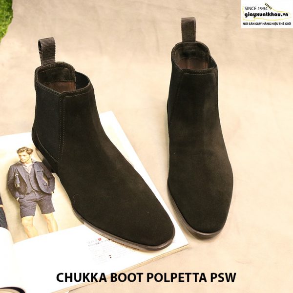 Giày nam cột dây Chukka Boot Polpetta PSW size 40 002