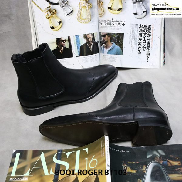 Giày chelsea boot thun cổ cao Roger BT103 Size 40 005