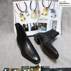 Giày chelsea boot thun cổ cao Roger BT103 Size 40 002