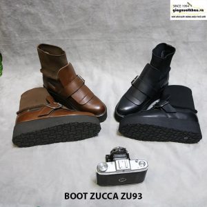 Giày đế cao boot cổ cao nam Zucca zu93 002