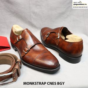 Giày da bò thật Monkstrap CNES BGY Size 44 003