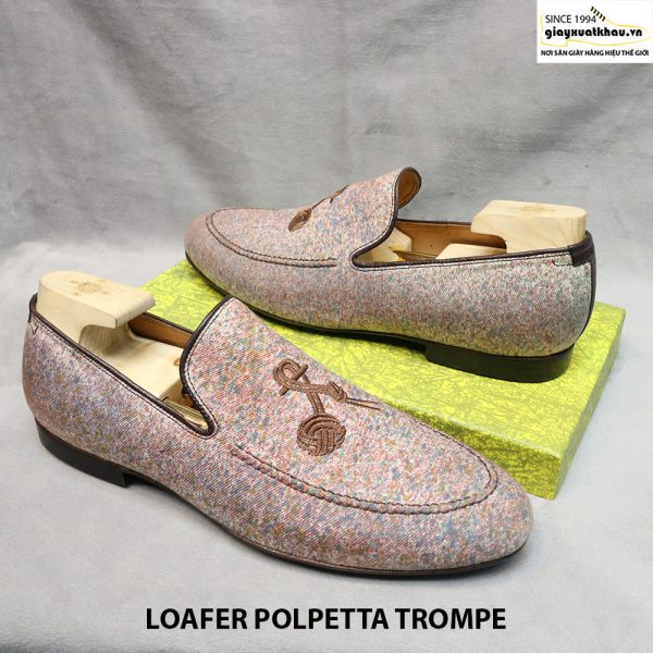 Giày lười vải nam Polpetta Trompe size 41 002
