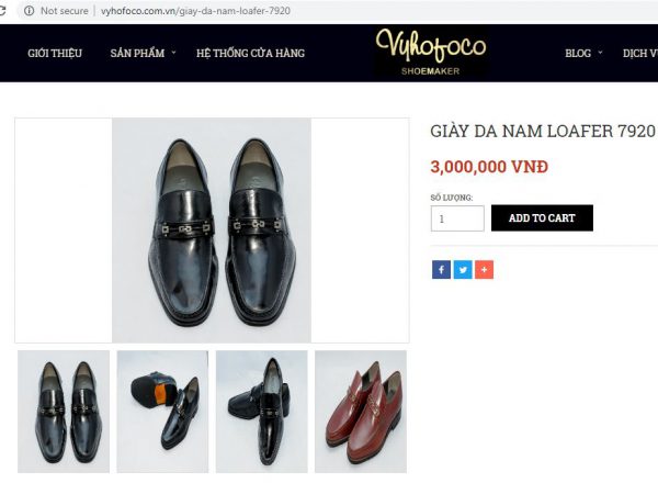 giá niêm yết Giày lười siêu nhẹ Loafer Vyhofoco 7920 size 39+44 001