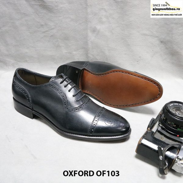 Giày da nam oxford thủ công OF103 size 38 002