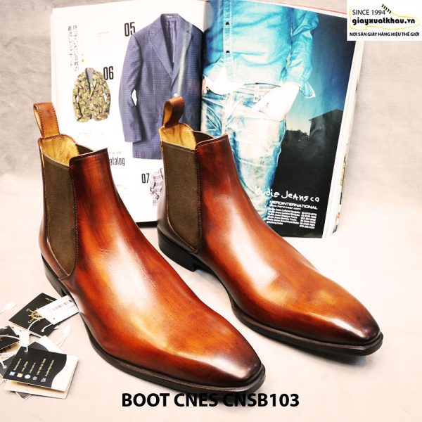 Giày nam cổ cao Boot CNES CNSB103 size 45 001