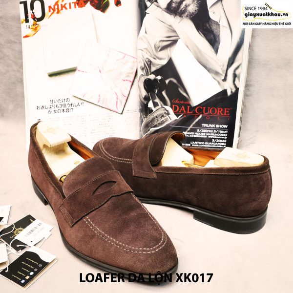 Giày lười Penny loafer nam da lộn XK017 Size 46 003