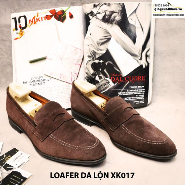 Giày lười Penny loafer nam da lộn XK017 Size 46 001
