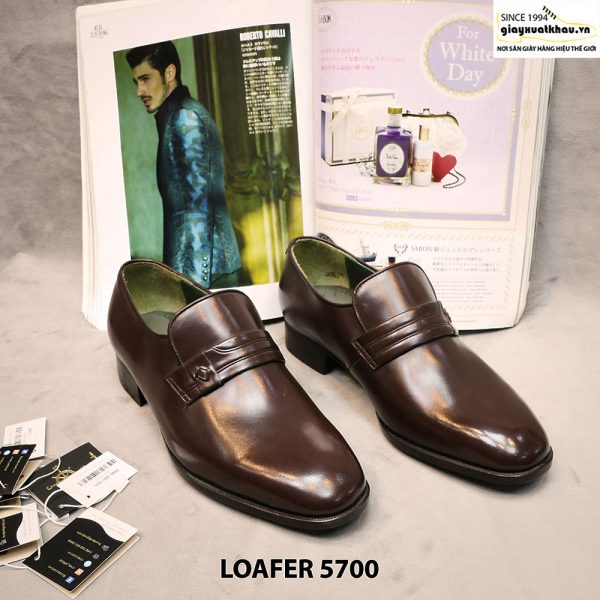 Giày lười da bóng Loafer Mareffi 5700 size 38+44 003