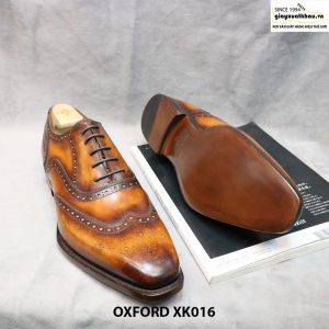 Giày tây nam Oxford Full Wingtip XK016 Size 46 004