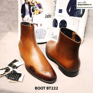 Giày tây nam cổ cao Boot Brogues BT222 size 39 003
