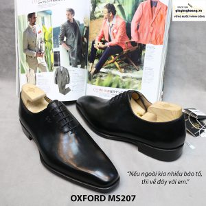 Giày tây nam buộc dây Oxford Wholecut MS207 003
