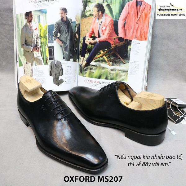 Giày tây nam buộc dây Oxford Wholecut MS207 003