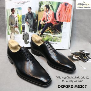 Giày tây nam buộc dây Oxford Wholecut MS207 001