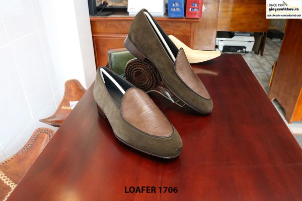 Giày lười nam da bò Loafer 1706 size 43 005