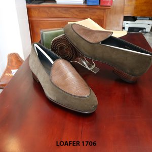 Giày lười nam da bò Loafer 1706 size 43 004