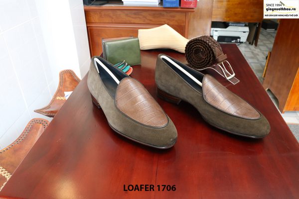 Giày lười nam da bò Loafer 1706 size 43 001