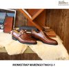 Giày nam da bê Monkstrap Marengo T06012-1 Size 42 001