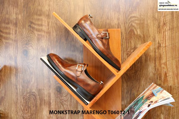 Giày nam da bê Monkstrap Marengo T06012-1 Size 42 004