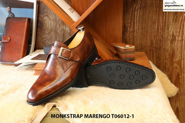 Giày nam da bê Monkstrap Marengo T06012-1 Size 42 003