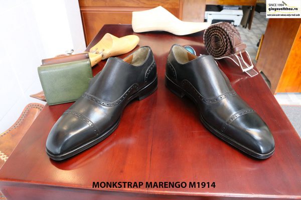 Giày da nam cao cấp Monkstrap Marengo M1914 size 41 002