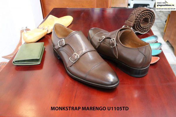 Giày da nam xỏ chân Monkstrap Marengo U1105TD Size 39 005