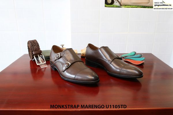 Giày da nam xỏ chân Monkstrap Marengo U1105TD Size 39 001