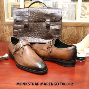 Giày tây nam da Monkstrap Marengo T06012 Size 40 005