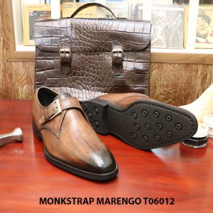 Giày tây nam da Monkstrap Marengo T06012 Size 40 003