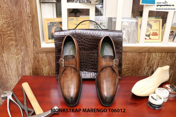 Giày tây nam da Monkstrap Marengo T06012 Size 40 006