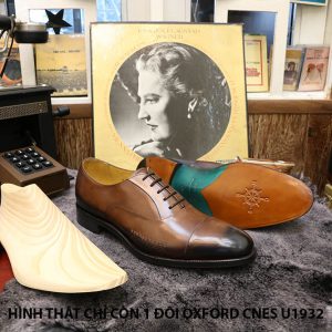 Giày tây nam chính hãng Oxford CNES U1932 size 39 003