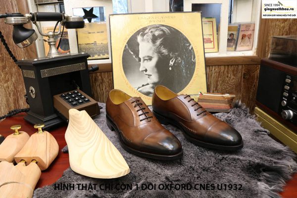 Giày tây nam chính hãng Oxford CNES U1932 size 39 001