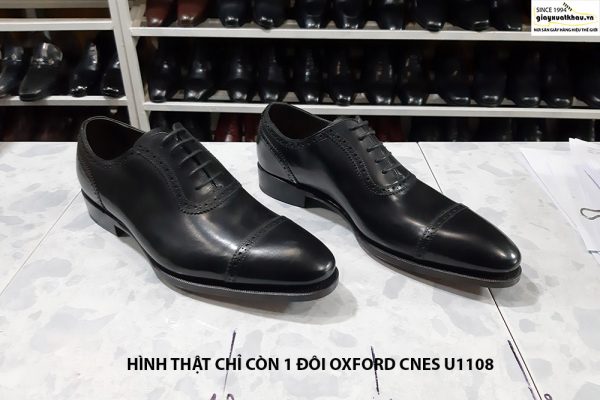 Giày nam da bò Oxford Cnes U1108 Size 40 001