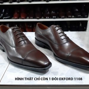 Giày tây nam mũi vuông Oxford 1108 Size 39 001