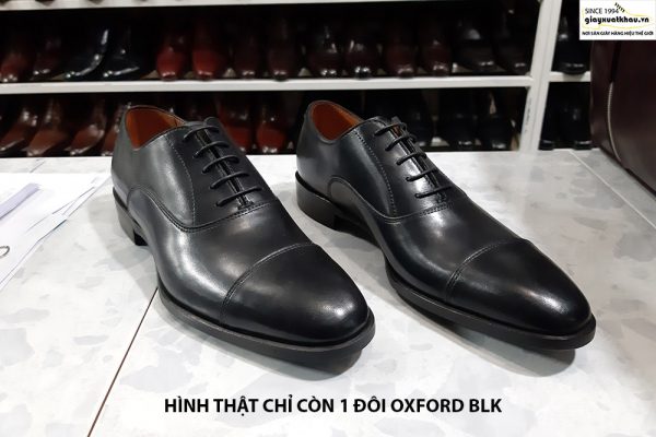 Giày tây nam buộc dây Oxford BLK Size 40 001