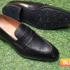 Giày lười loafer đế cao su nút BLK Size 41