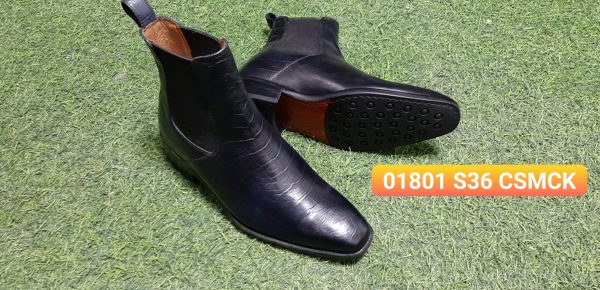 Giày Boot da dập vân nam CNES 01801 Size 36