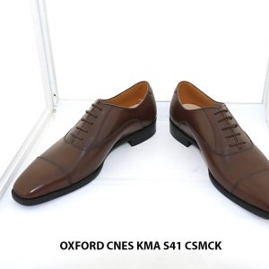 Giày tây da bò oxford màu nâu CNES KMA Size 41 002