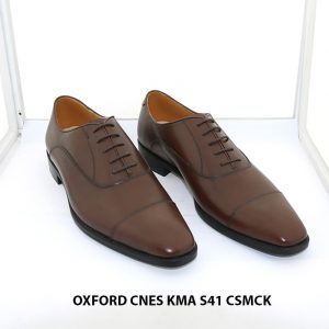 Giày tây da bò oxford màu nâu CNES KMA Size 41 001