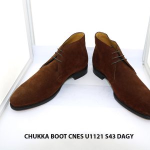 Giày tây nam cổ lửng da lộn Chukka Boot CNES U1121 size 43 003