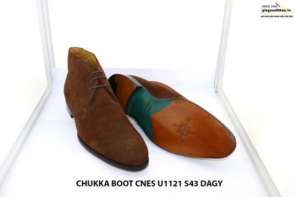 Giày tây nam cổ lửng da lộn Chukka Boot CNES U1121 size 43 002