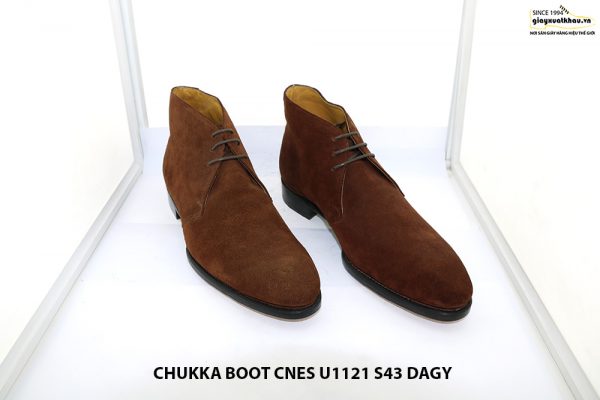 Giày tây nam cổ lửng da lộn Chukka Boot CNES U1121 size 43 001