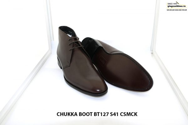 Giày da nam cổ lửng Chukka Boot BT127 size 41 003