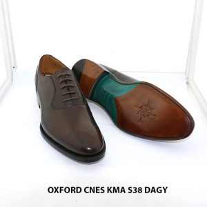 Giày da nam Oxford hàng hiệu CNES KMA size 38 002