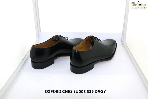 Giày tây nam da bò màu đen Oxford Cnes SU003 size 39 004
